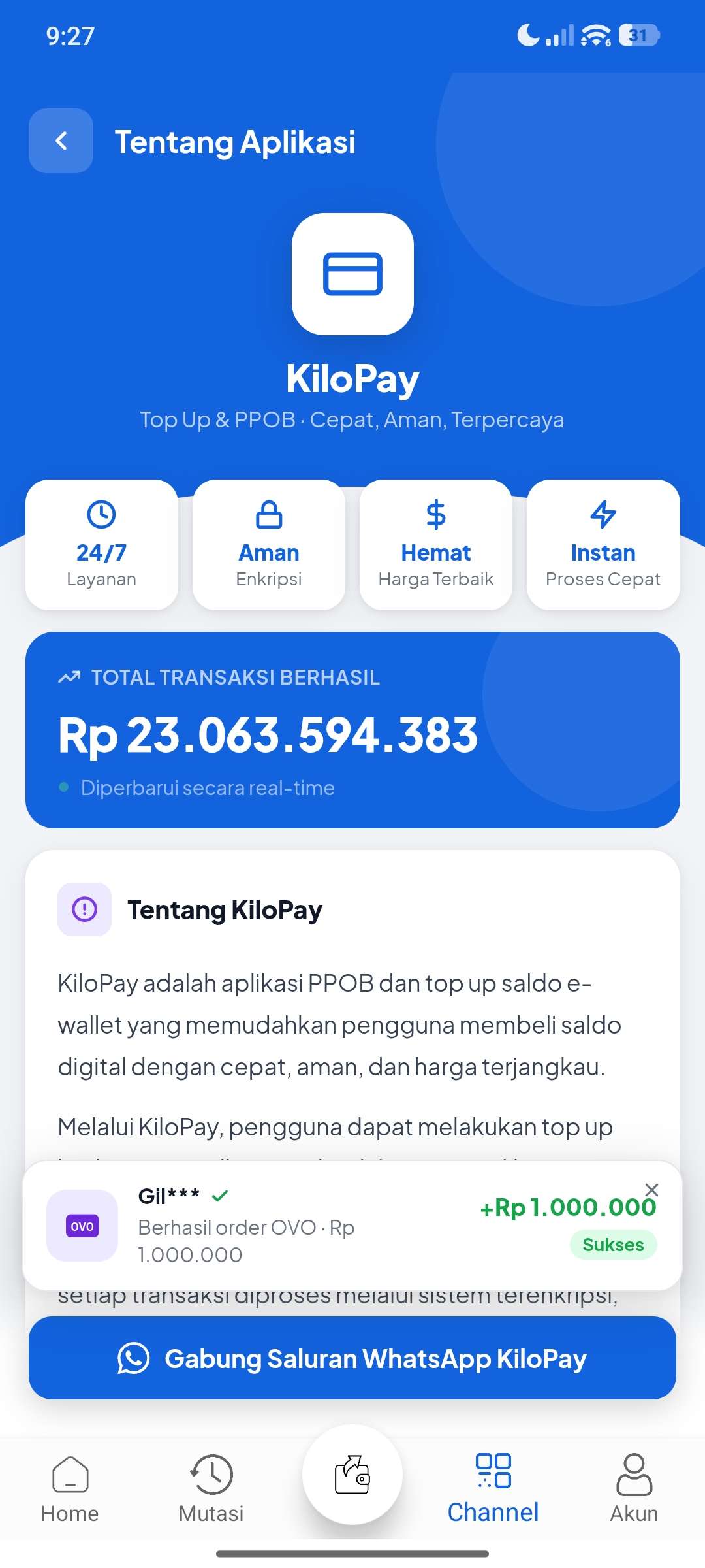 KiloPay About